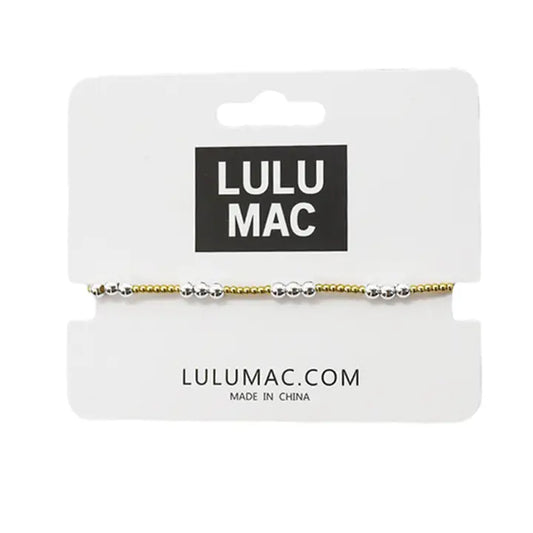 Lulu Mac Silver & Gold Mixed Bracelet