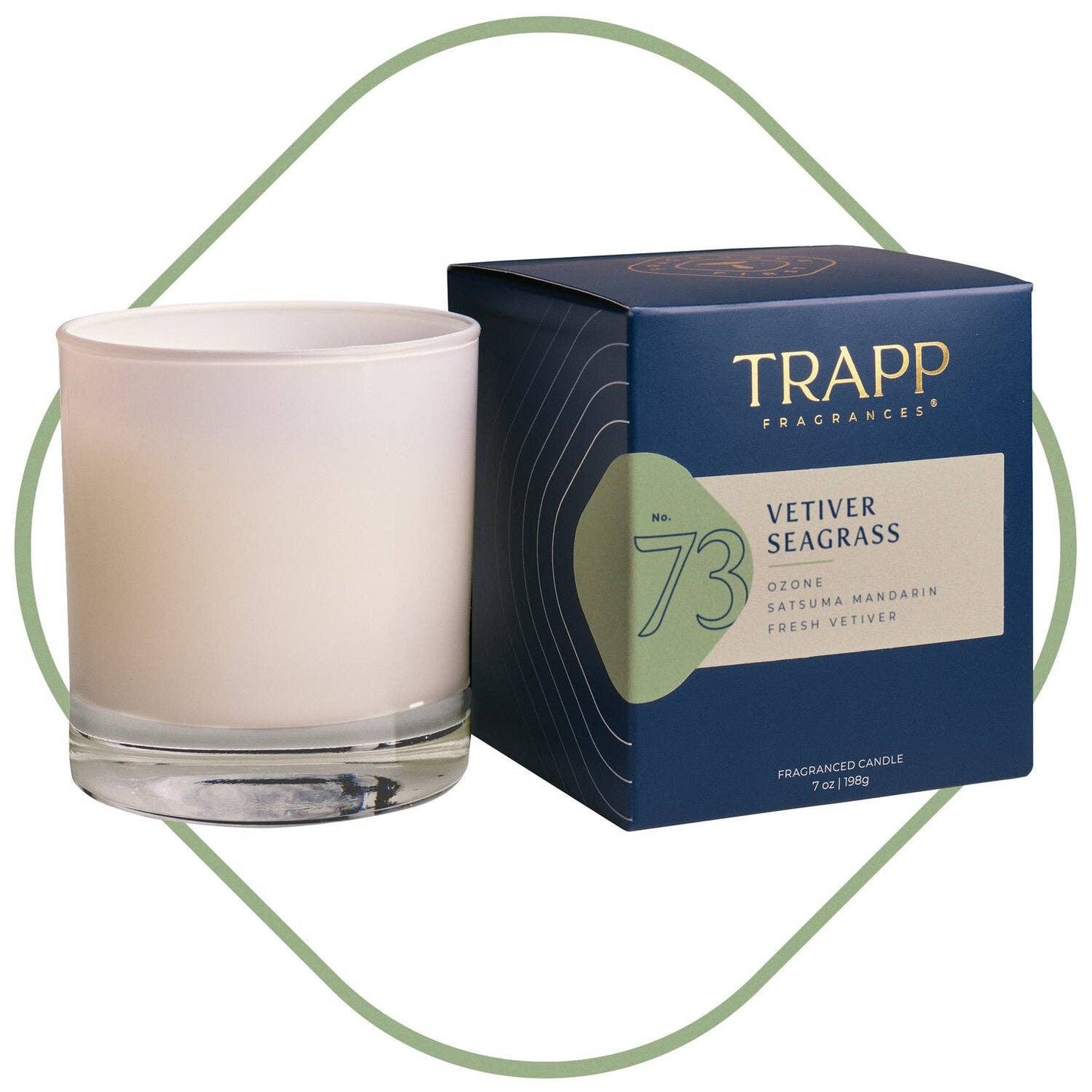 No. 73 Vetiver Seagrass 7 oz. Candle in Signature Box
