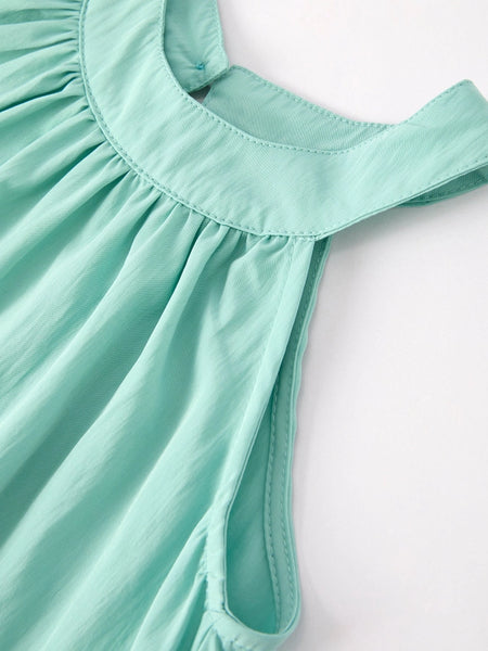 Youth Green Halter Dress