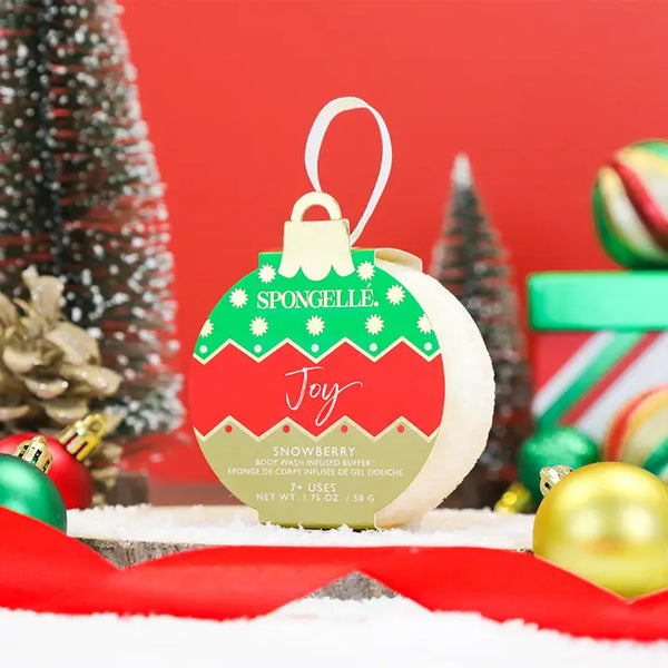 Deck the Halls Holiday Ornament Buffer Sponge