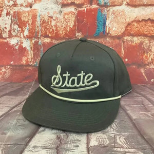 Lead State Script Rope Cap