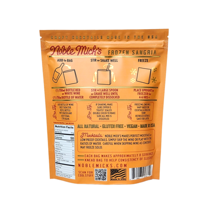 Noble Mick's Sangria Frozen Cocktail Mix