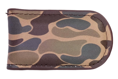 Brown & Tan Camo Turkey Money Clip