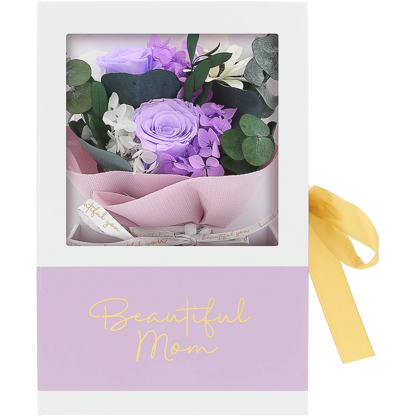 Purple Mom Preserved Floral Bouquet