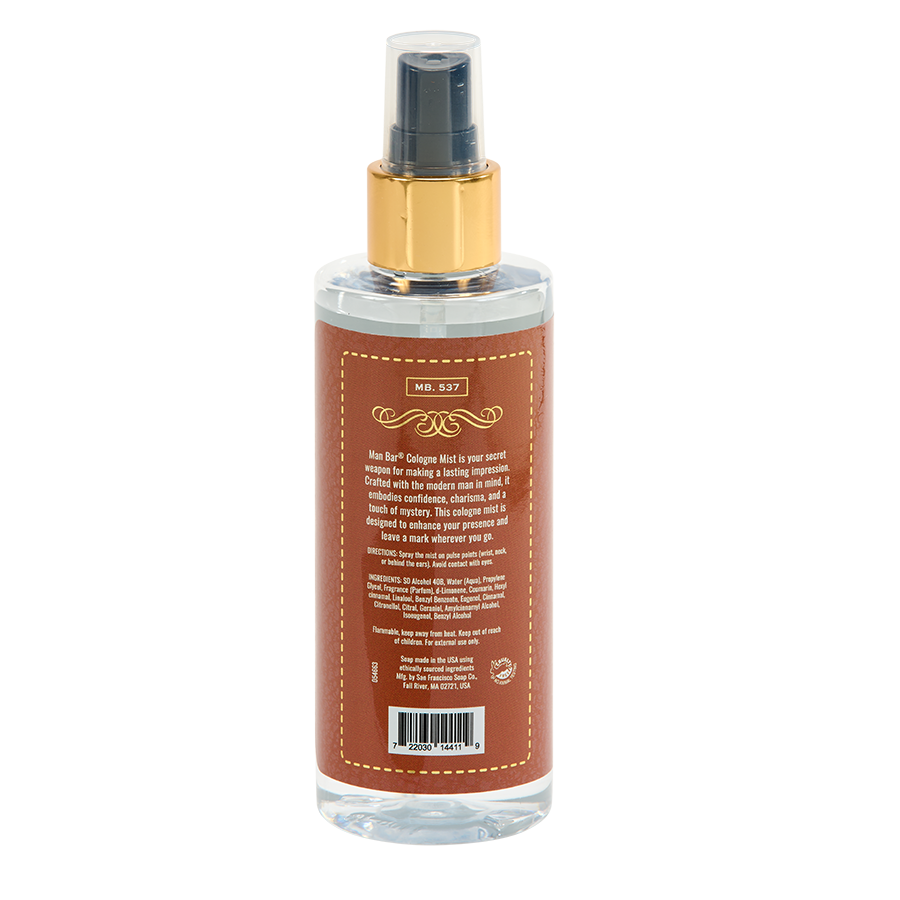 Man Bar Cologne Mist - Spiced Tobacco