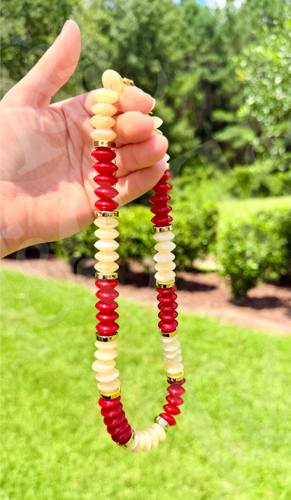 Natural Stone Beaded Necklace