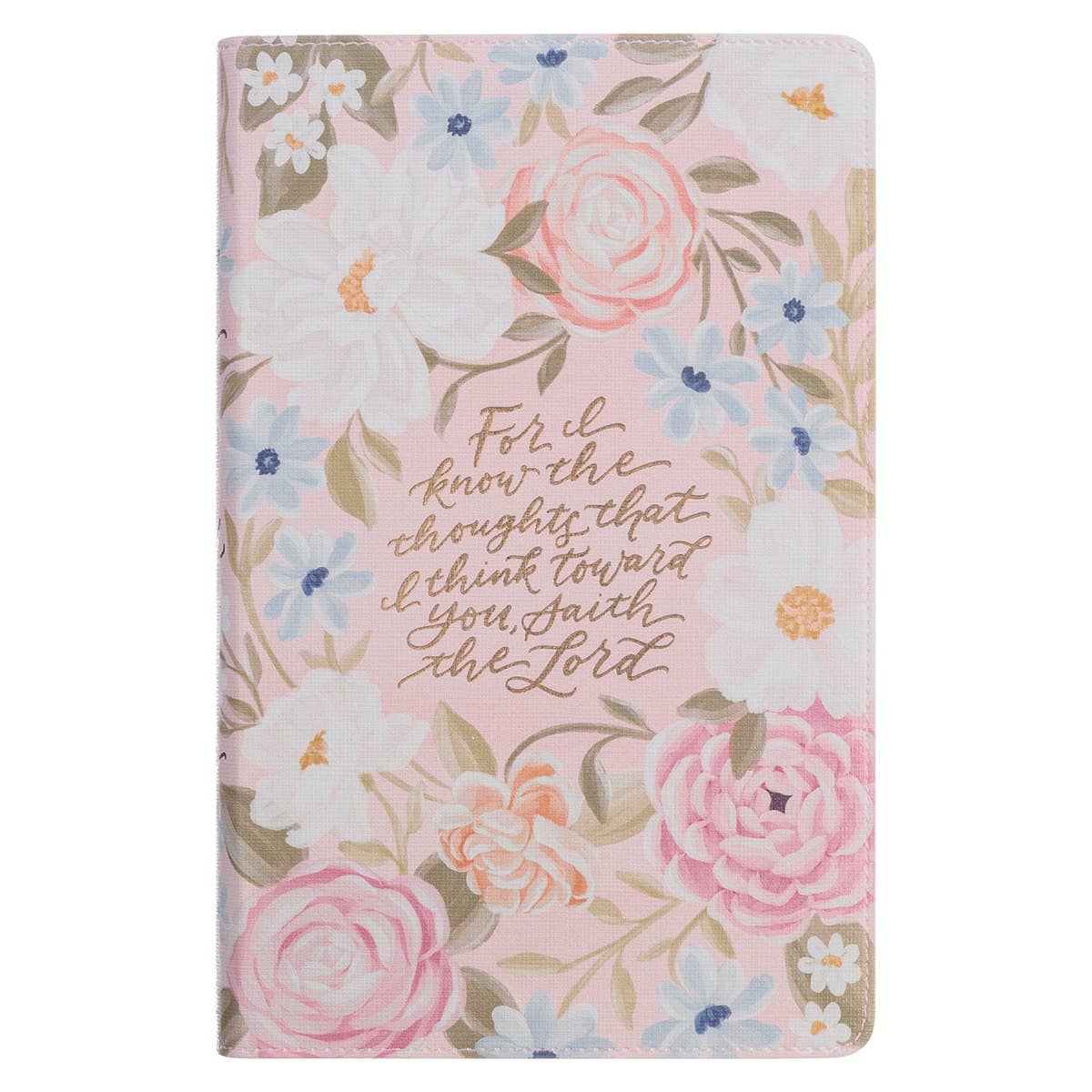Floral Giant Print Standard-size Faux Leather KJV Bible
