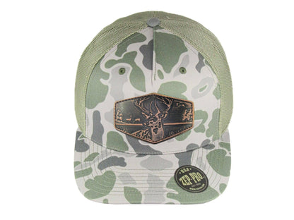Buck Old School Camo Trucker Hat