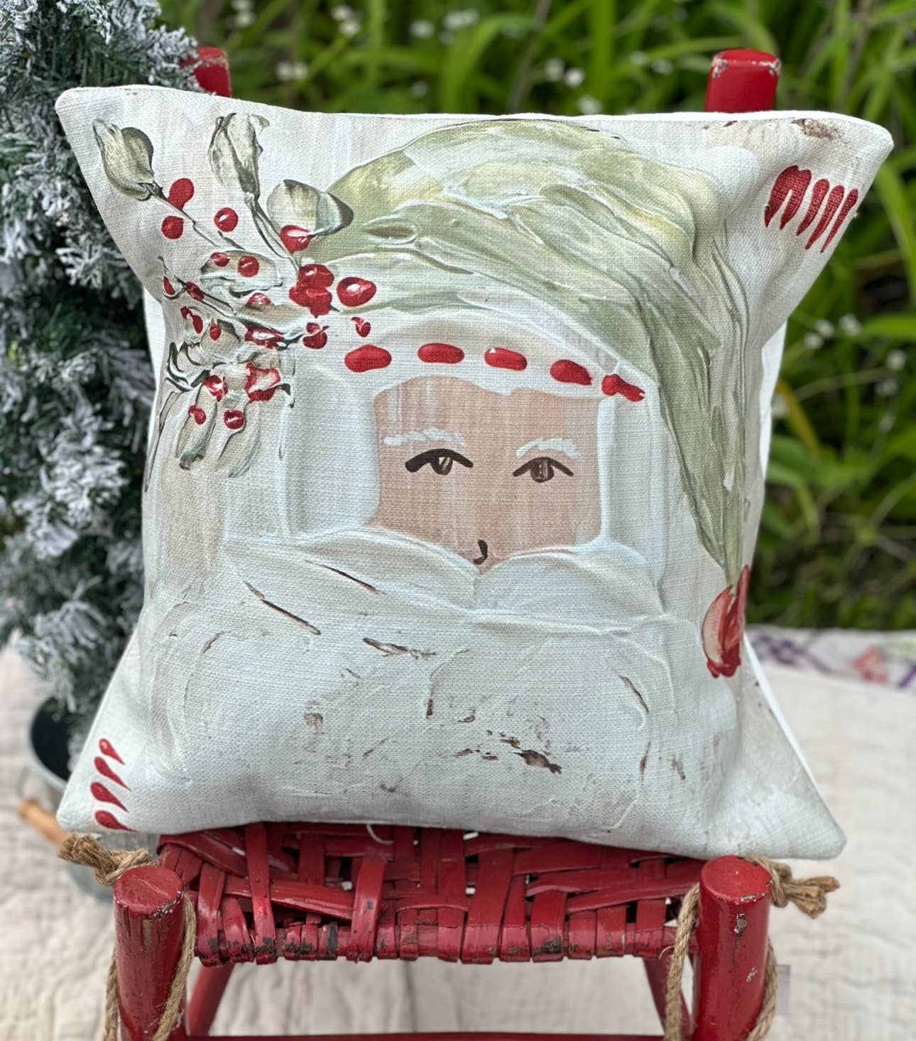 Santa Square Pillow
