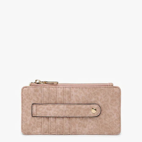Peach Cheetah Saige Wallet