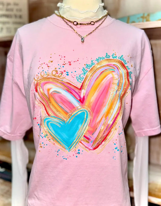 1 Corinthians 16:14 Hearts Tee