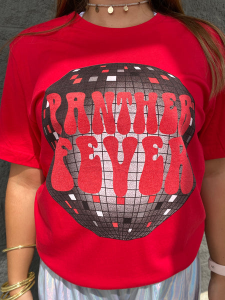 Red Panther Fever Disco Tee