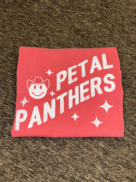 Red Petal Panthers Cowgirl Tee