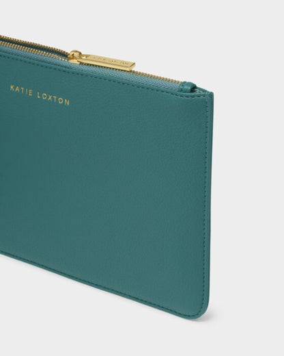 Teal Hallie Wristlet Pouch
