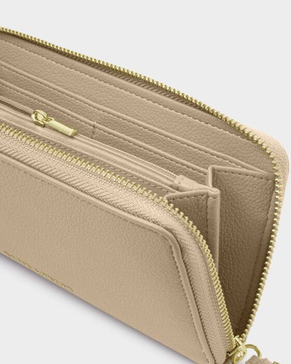 Light Taupe Lottie Large Purse