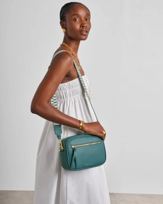 Teal Hallie Crossbody Bag