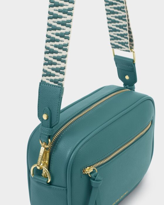 Teal Hallie Crossbody Bag