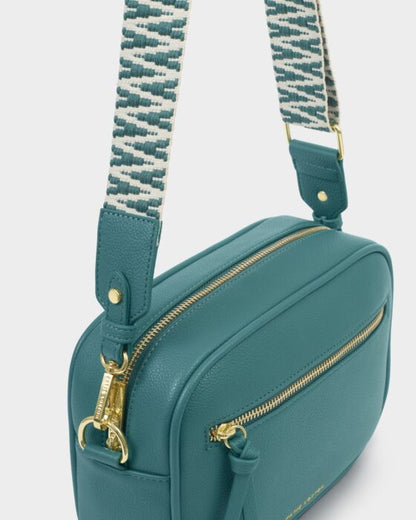 Teal Hallie Crossbody Bag