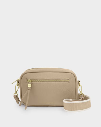 Light Taupe Lottie Crossbody Bag