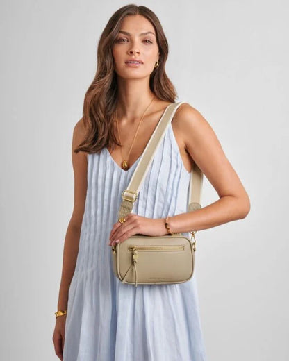 Light Taupe Lottie Crossbody Bag