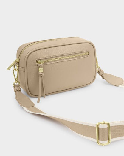 Light Taupe Lottie Crossbody Bag
