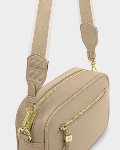 Light Taupe Lottie Crossbody Bag