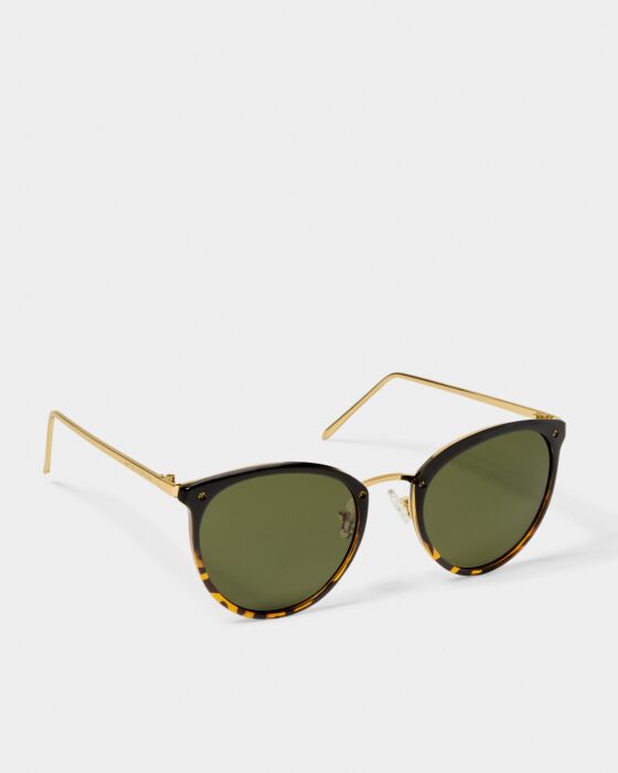 Gradient Black Tortoiseshell Santorini Sunglasses