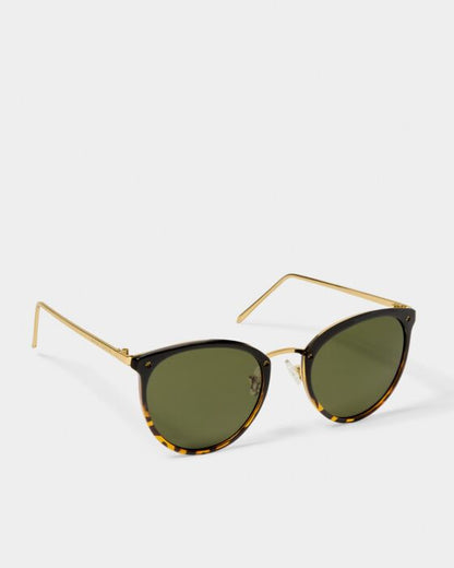 Gradient Black Tortoiseshell Santorini Sunglasses