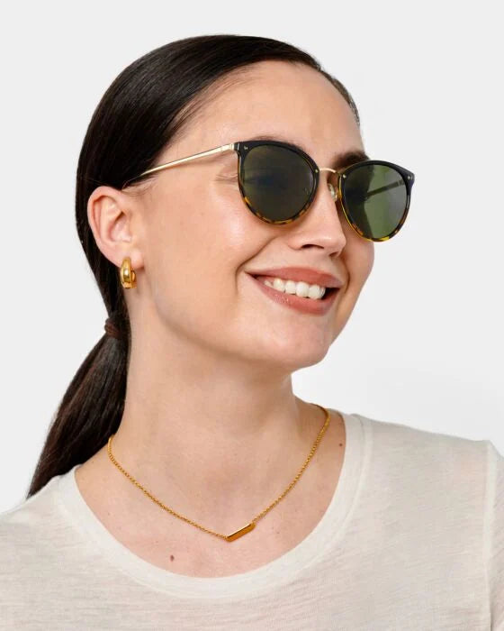 Gradient Black Tortoiseshell Santorini Sunglasses