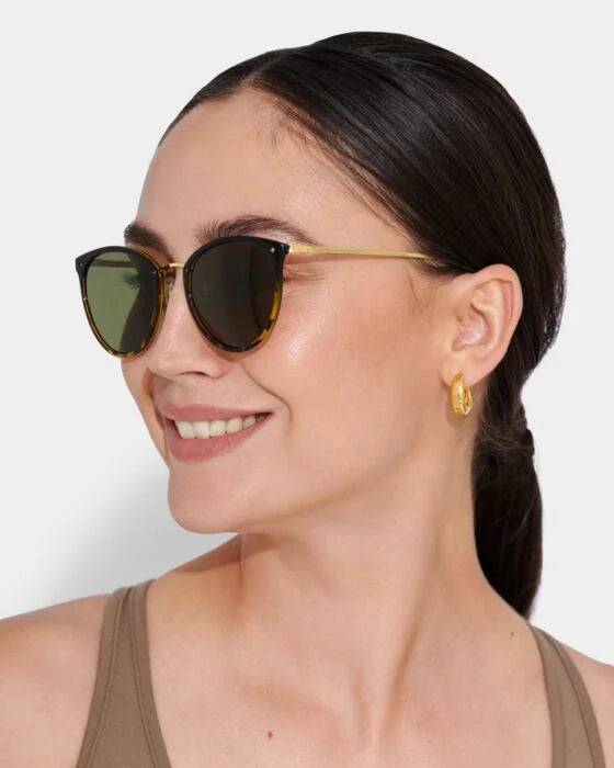 Gradient Black Tortoiseshell Santorini Sunglasses