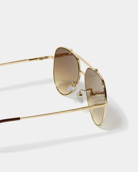 Gold Metal Bali Sunglasses