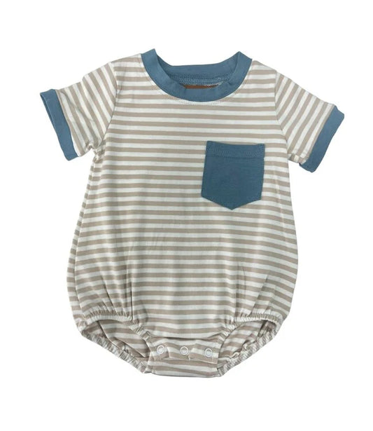 Blue & Khaki Maddox Bubble
