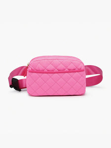 Bubblegum Caroline Quilted Belt Bag