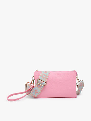 Sweet Pink Izzy Vegan Crossbody