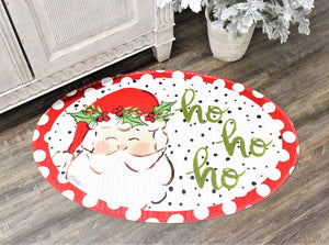 Santa Ho Ho Ho Bamboo Mat