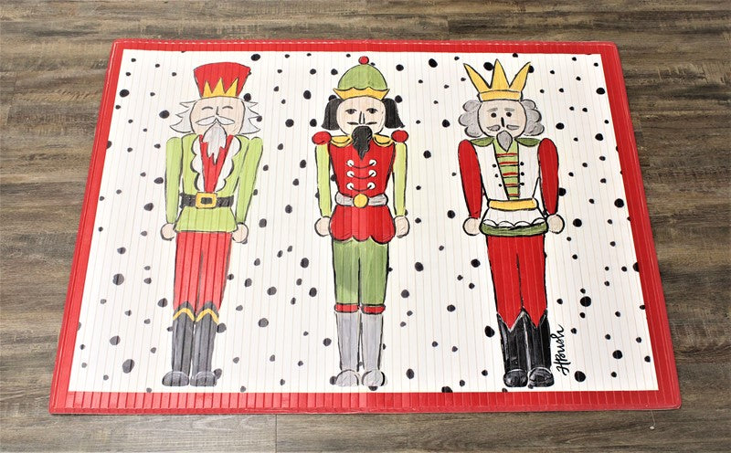 Nutcracker Trio Bamboo Mat