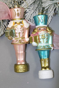 Glass Nutcracker 2.65" x 7" Ornaments