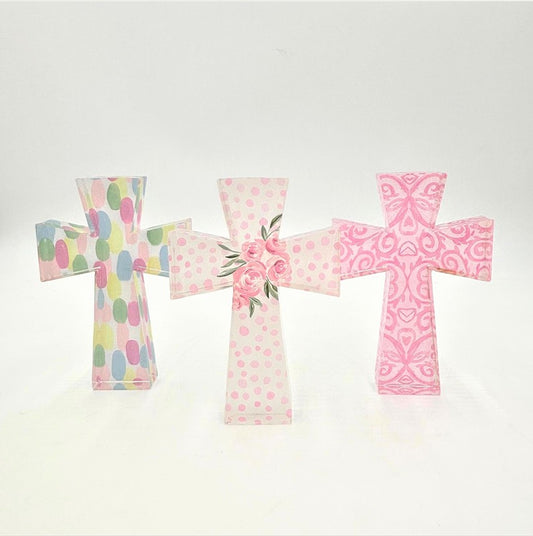 Pastel Cutout Acrylic Cross