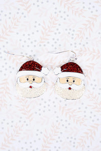No Need To Claus A Scene Glitter Enamel Earrings