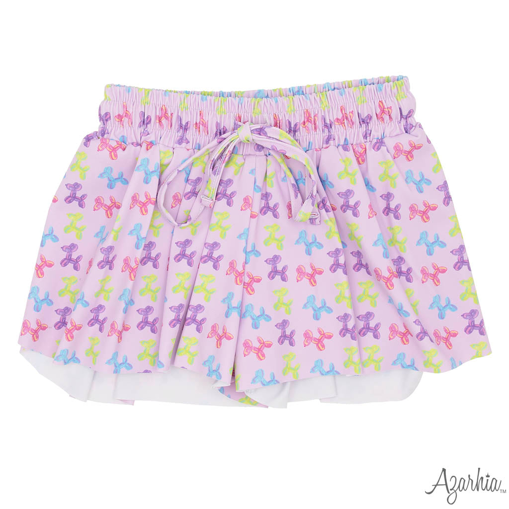 Youth Neon Balloon Dog Butterfly Shorts
