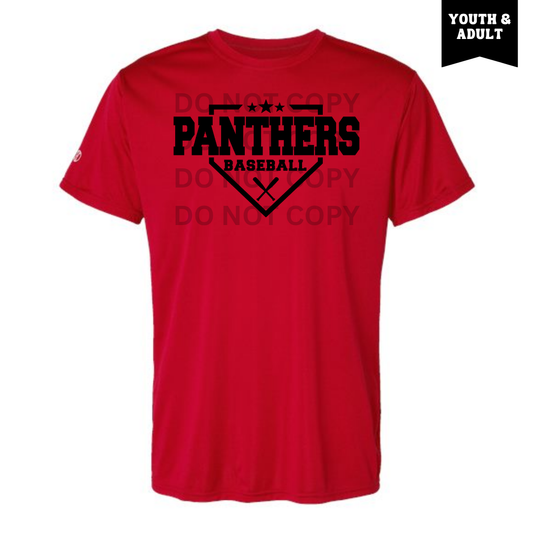 Red Panthers Baseball Drifit