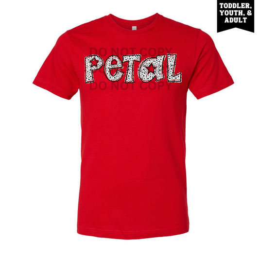Red Petal Spots w/ Stars Tee