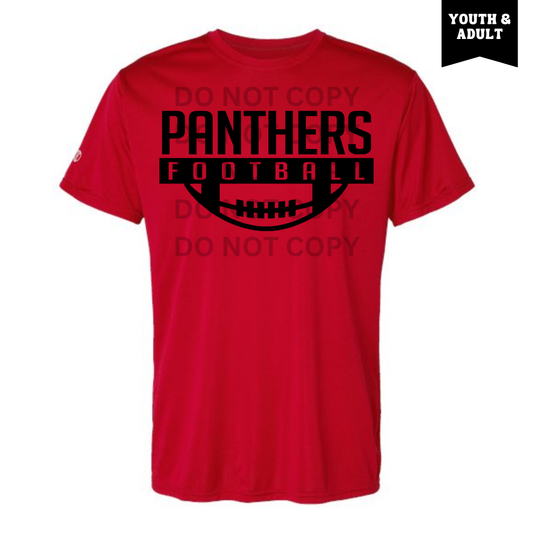 Red Panthers Football Drifit