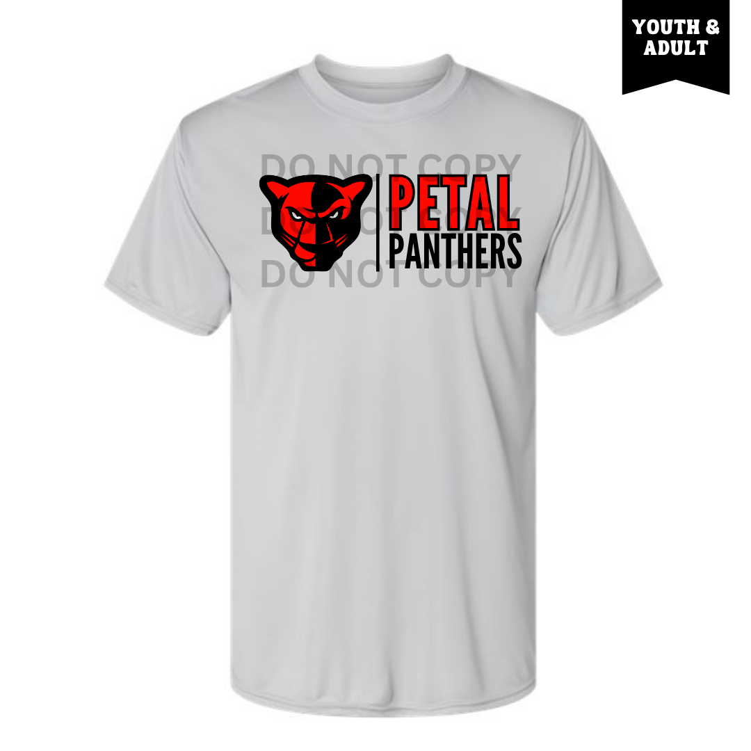 Silver Logo w/ Petal Panthers Drifit