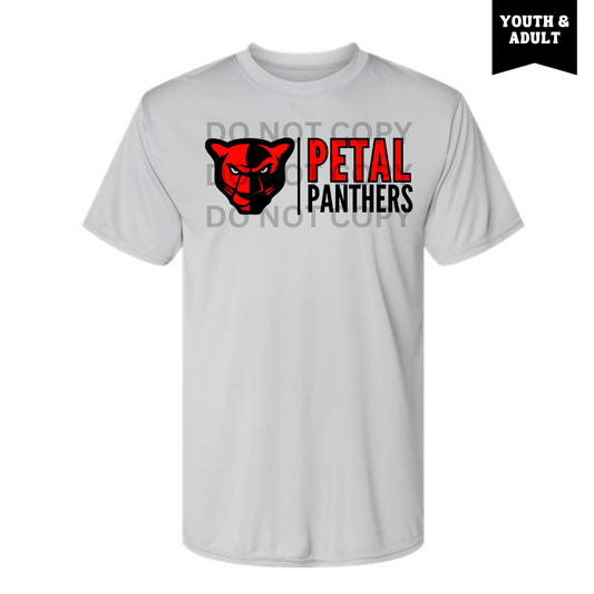Silver Logo w/ Petal Panthers Drifit