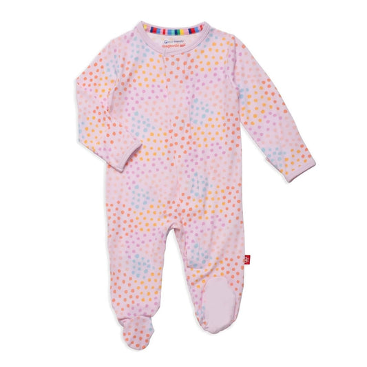 Magnetic Me Pink Sparkle Footie