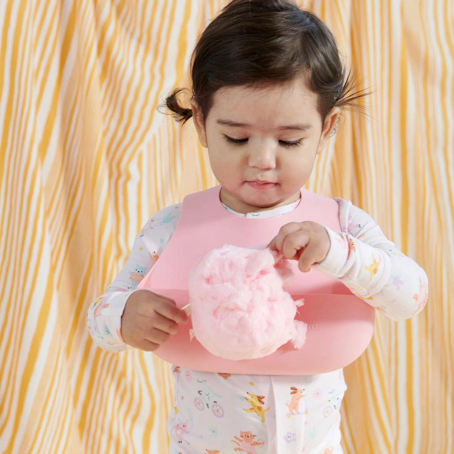 Magnetic Me Blush Pink Silicone Bib