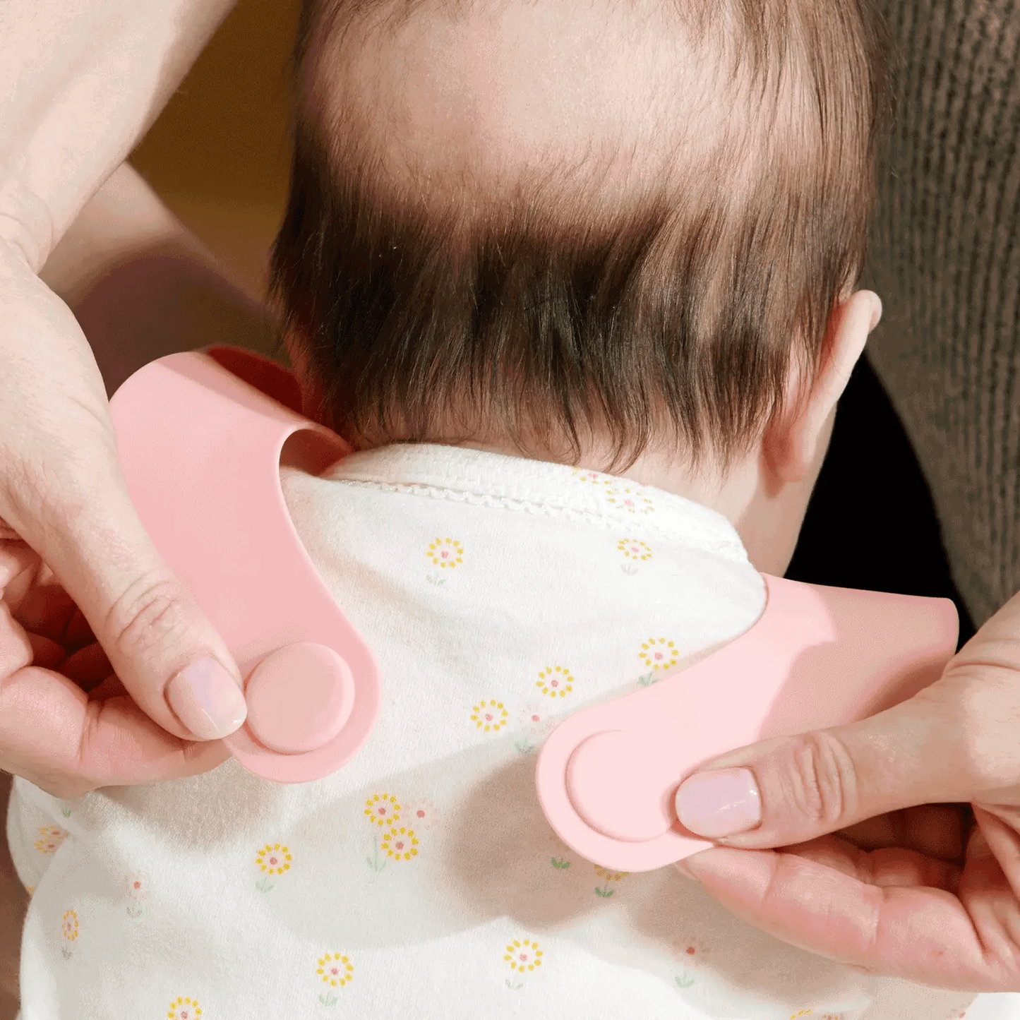 Magnetic Me Blush Pink Silicone Bib