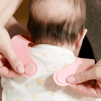 Magnetic Me Blush Pink Silicone Bib