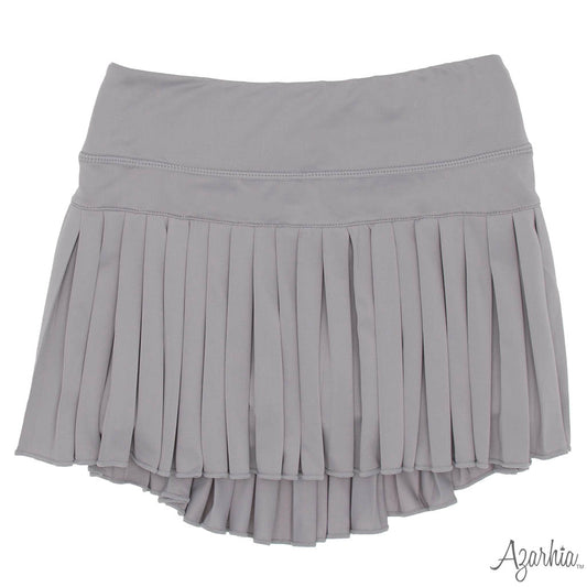 Youth Gray Mini Pleated Skort